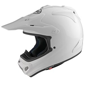 HELMET MX-V EVO PLAIN WHITE LARGE 59-60